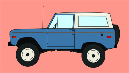Retro SUV color