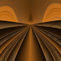 golden hind abstract pattern and 3D geometric design