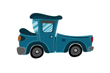 Obraz premium toy truck isolated on white