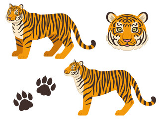 虎のイラストセット