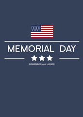 Memorial Day. nationally sacred to the United States. Vertical image format. - obrazy, fototapety, plakaty