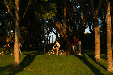 Parque São Lourenço, importante área verde em Curitiba, Paraná, Brasil