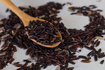 Black glutinous rice Delicious Thai