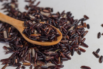 Black glutinous rice Delicious Thai