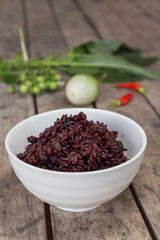 Thai rice and vegetable garden