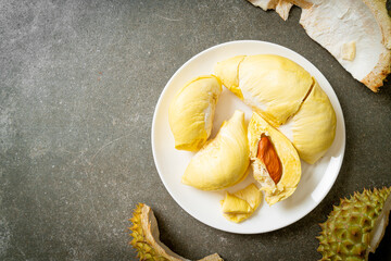 Durian riped and fresh ,durian peel