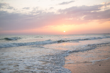 Sonnenuntergang am Meer