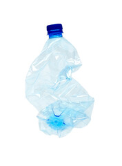 Plastic bottle isolated on white