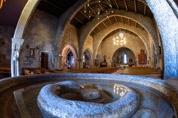 little catholic chapel in galicia