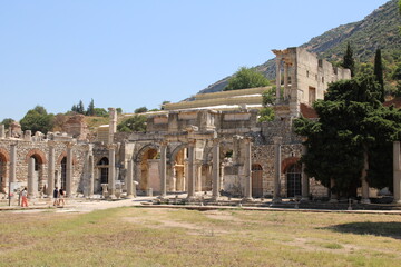 Fototapeta na wymiar agora Ephesus