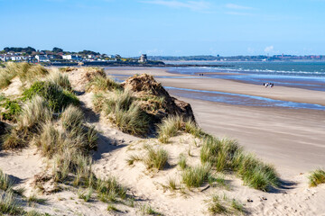 Portmarnock sand beach entrance