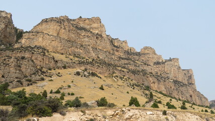 Fototapeta premium Wyoming Tensleep Canyon Roadside Views 