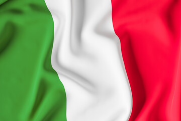 Italy flag. 3d illustration