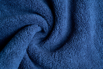 Fototapeta na wymiar blue fabric texture background, abstract, closeup texture of cloth