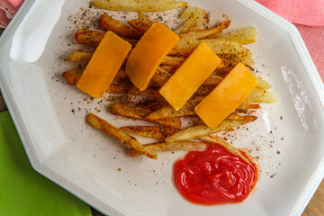 American Seasoned Cheese Fries