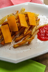 American Seasoned Cheese Fries