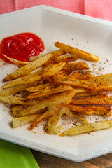 American Seasoned Shoestring Fries