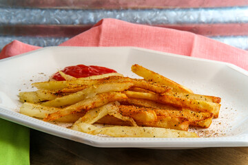 American Seasoned Shoestring Fries