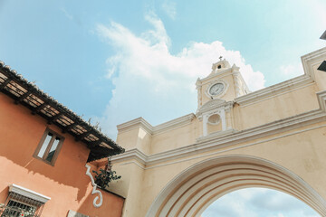 Fototapeta na wymiar Arco de Santa Catalina, Antigua Guatemala