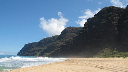 Obraz premium beach and cliffs