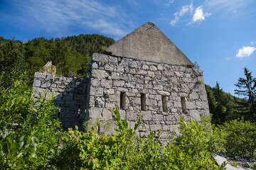 Fototapeta na wymiar Predel fortress in Slovenia