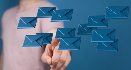 Email Inbox Electronic Communication Graphics Concept