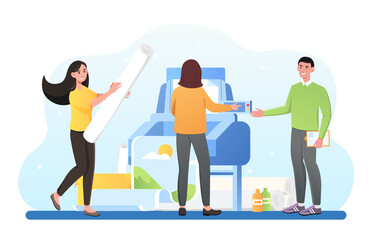 Plotter inkjet offset machine commercial digital