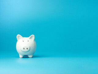 Piggy bank in pink background minimal style, Business, finance, investment, saving and corruption concept.	