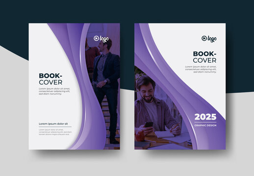 Corporate Book Cover Design Vector Layout