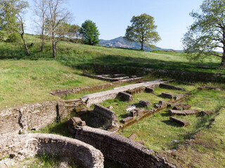 Resti dell'antica città di Tusculum, che sorgeva sull'omonimi Monte, a pochi chilometri da Roma