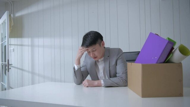 Business concept of 4k Resolution. The manager is encouraging the staff in the office.