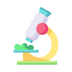 Cannabis leaves under a microscope