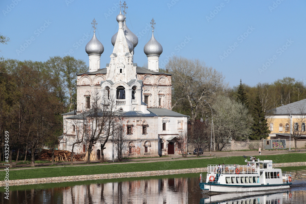 Wall mural church in the city of Vologda