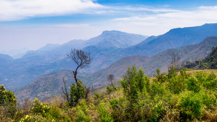 landscape with clouds
