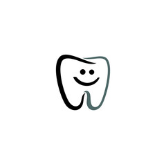 Happy Tooth logo or icon design