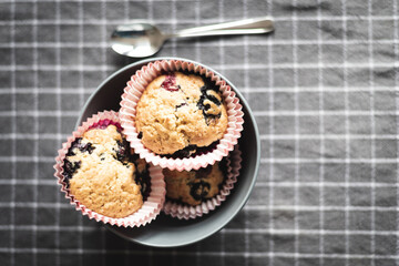 Muffins backen.