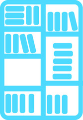 set of icons book
