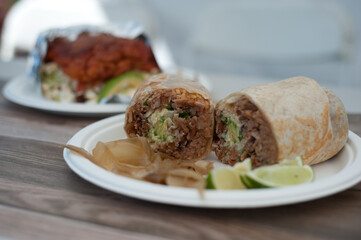 Burrito closeup