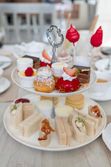 Afternoon tea with dessert set.