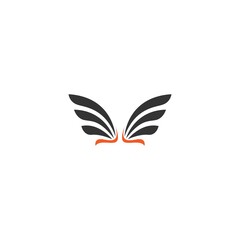 Wing logo icon symbol design template  vector