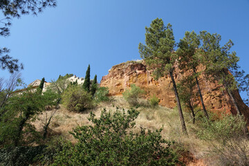 Ockerfelsen bei Roussillon, Provence