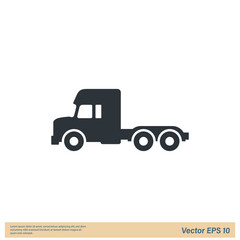 Fototapeta na wymiar truck icon cargo symbol icon vector illustration logo template
