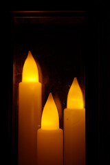 Electric candles for Christmas © Jakub Wąsowicz