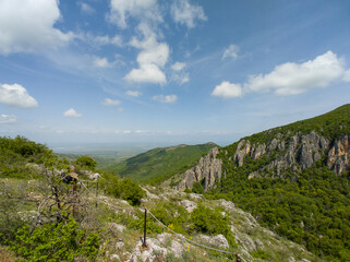 Hiking in Kahetia Georgia region