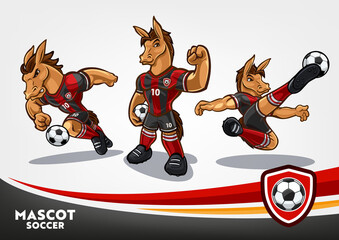 horse mascot set
