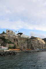 View to Sorrento on the Gulf of Naples, Italy