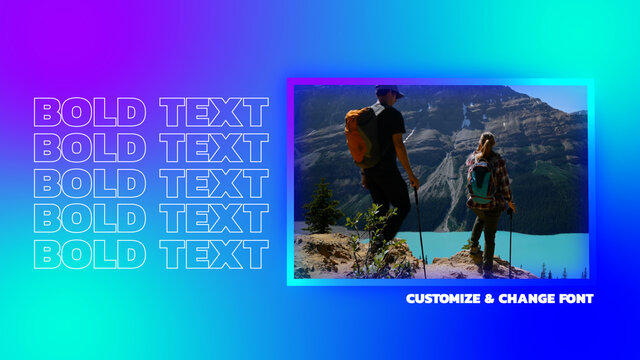 Cool Clean Gradient Title