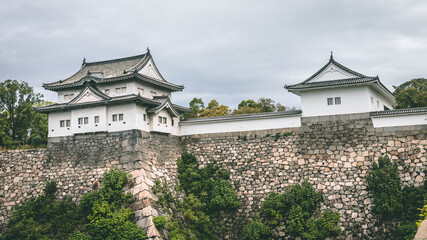 Naklejka premium Osaka Castle - Japan