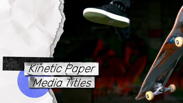 Kinetic Paper Media Titles