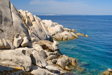 Capo Testa lunar landscape on Sardinia
